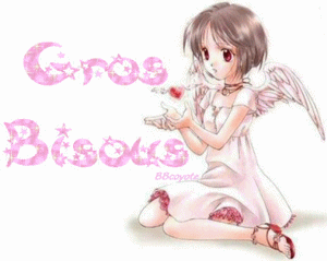 gif gros bisous ange